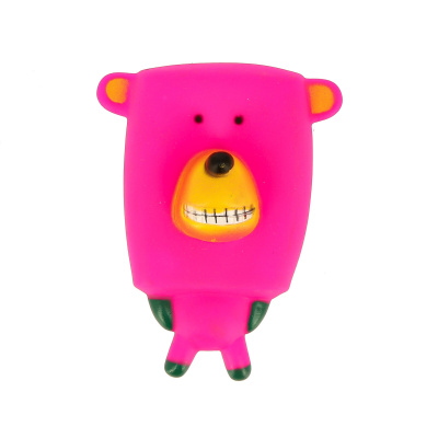 Игрушка из винила "Мишка" 11х9см