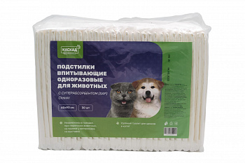 Пеленки гигиенические для животных 60х90см (30шт)